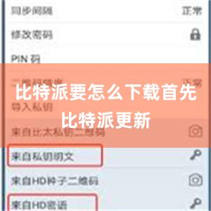 比特派要怎么下载首先比特派更新