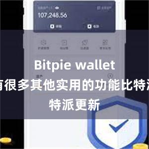 Bitpie wallet还具有很多其他实用的功能比特派更新